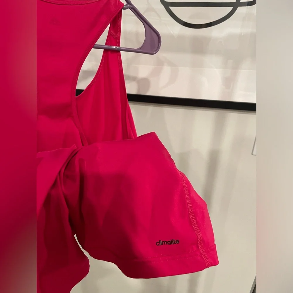 adidas pink racer back tank - Picture 3 of 4